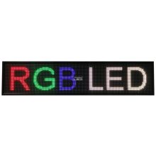 Fényújság 128cm x 32cm 7 színű LED reklámtábla fényreklám + WiFi vezérlőkártya beépítve