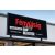   Fényújság 128cm x 48cm Piros LED reklámtábla fényreklám + WiFi vezérlőkártya beépítve