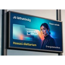 LEDfal 128cm x 96cm P5 SMD LED színes kültéri videófal - WiFi vezérlő