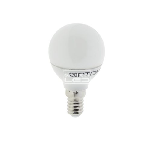 LED izzó, gömb, égő, E14 foglalat, 4 Watt, hideg fehér Optonica