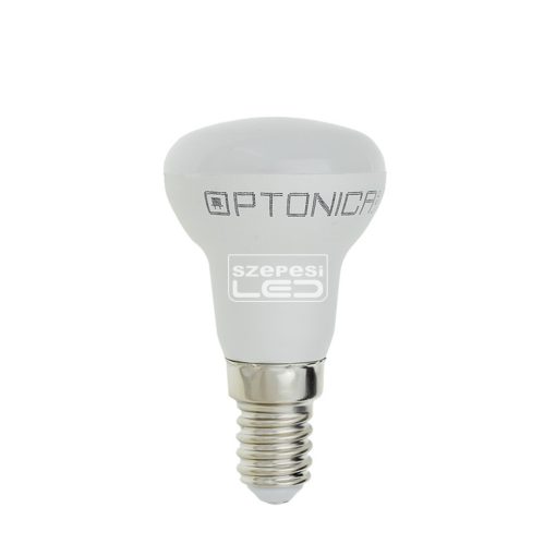 LED izzó, gomba, égő, E14 foglalat, 4 Watt, meleg fehér Optonica
