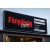   Fényújság 160cm x 48cm Piros LED reklámtábla fényreklám + WiFi vezérlőkártya beépítve