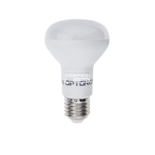 LED izzó, gomba, égő, E27 foglalat, 6 Watt, hideg fehér Optonica