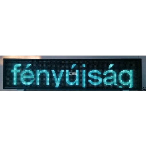 Fényújság 192cm x 32cm 7 színű LED reklámtábla fényreklám + WiFi vezérlőkártya beépítve