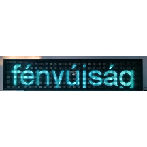 Fényújság 192cm x 64cm 7 színű LED reklámtábla fényreklám + WiFi vezérlőkártya beépítve