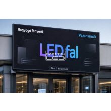 LEDfal 192cm x 96cm P5 SMD LED színes kültéri videófal - WiFi vezérlő