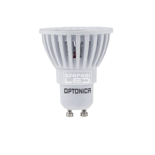 LED Spot, égő, GU10 foglalat, 4 Watt, meleg fehér Optonica