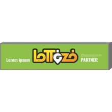 Lottózó világító tábla 200 cm x 50 cm