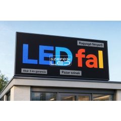   LEDfal 256cm x 128cm P5 SMD LED színes kültéri videófal - WiFi vezérlő