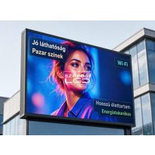 LEDfal 256cm x 160cm P5 SMD LED színes kültéri videófal - ajándék WiFivel