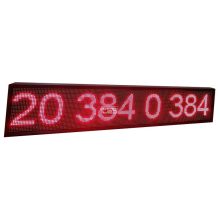 Fényújság 256cm x 48cm Piros LED reklámtábla fényreklám + WiFi vezérlőkártya beépítve