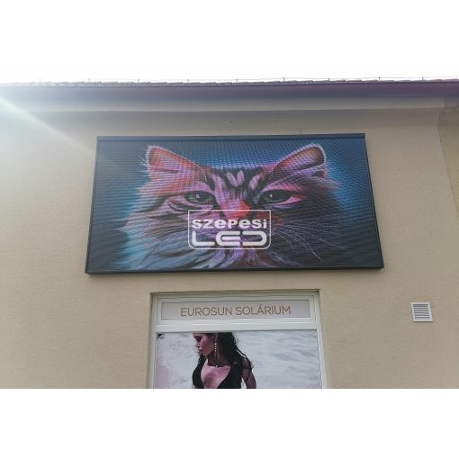LEDfal 320cm x 160cm P5 SMD LED színes kültéri videófal - ajándék WiFivel