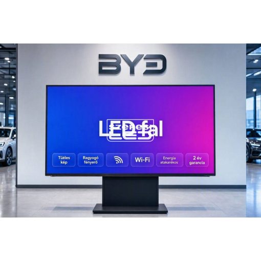 Beltéri GOB P1.5 LED fal 224cm x 160cm - eredeti LAMPRO LED modulokból építve,  Wi - Fi vezérléssel