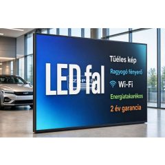   Beltéri P2.5 LED fal 320cm x 256cm  - eredeti LAMPRO LED modulokból építve,  Wi - Fi vezérléssel