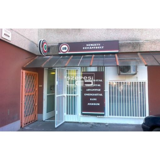 Nemzeti Dohánybolt világító tábla 300 cm x 50 cm