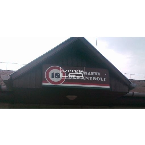 Nemzeti Dohánybolt világító tábla 300 cm x 50 cm