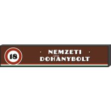 Nemzeti Dohánybolt világító tábla 250 cm x 50 cm