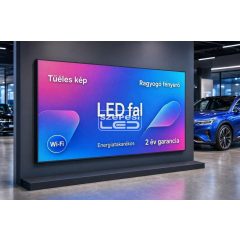   Beltéri P2.5 LED fal 256cm x 160cm  - eredeti LAMPRO LED modulokból építve,  Wi - Fi vezérléssel 