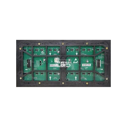  P10 SMD piros kültéri LED fényújság kijelző modul - programozható szöveges LED táblához