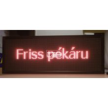 Fényújság 96cm x 32cm Piros LED reklámtábla fényreklám + WiFi vezérlőkártya beépítve