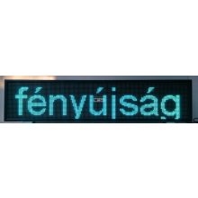 Fényújság 96cm x 32cm 7 színű LED reklámtábla fényreklám + WiFi vezérlőkártya beépítve