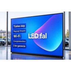   Beltéri P2.5 LED fal 256cm x 192cm  - eredeti LAMPRO LED modulokból építve,  Wi - Fi vezérléssel