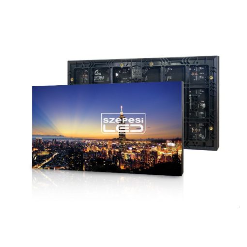 Beltéri P2.5 LED fal 256cm x 192cm  - eredeti LAMPRO LED modulokból építve,  Wi - Fi vezérléssel