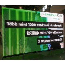 Beltéri P2.5 LED fal 256cm x 192cm  - eredeti LAMPRO LED modulokból építve,  Wi - Fi vezérléssel