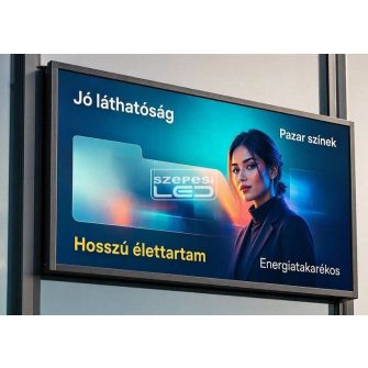  96cm magas LED videófal P5 SMD színes kültéri WiFis