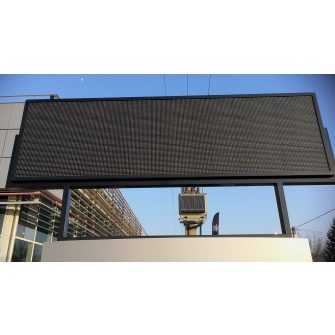 Acél szerkezet gyártás és telepítés LED fényújság részére